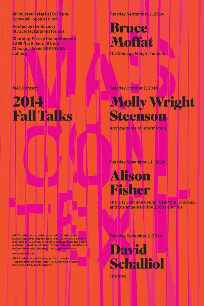 Mas news 2014 fall talks poster